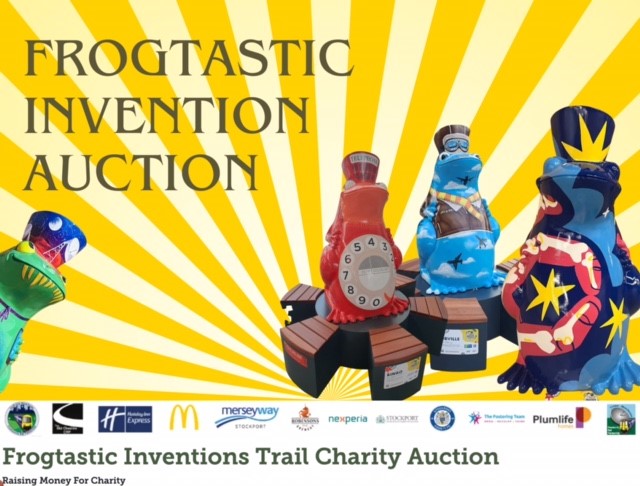 Stockport’s Frogtastic Invention Frogs Hop Off to Auction