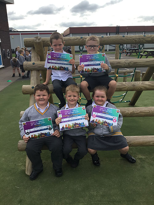 Smiles all round as Cheadle Catholic Infant School takes top honours